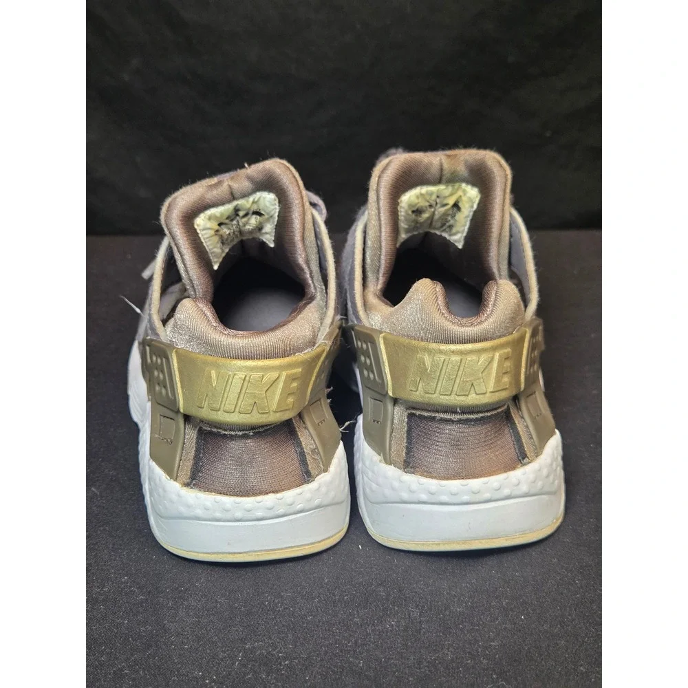 Nike Air Huarache‎ Run Kids Shoes Grey Iridescent 704950-013 Size 13C